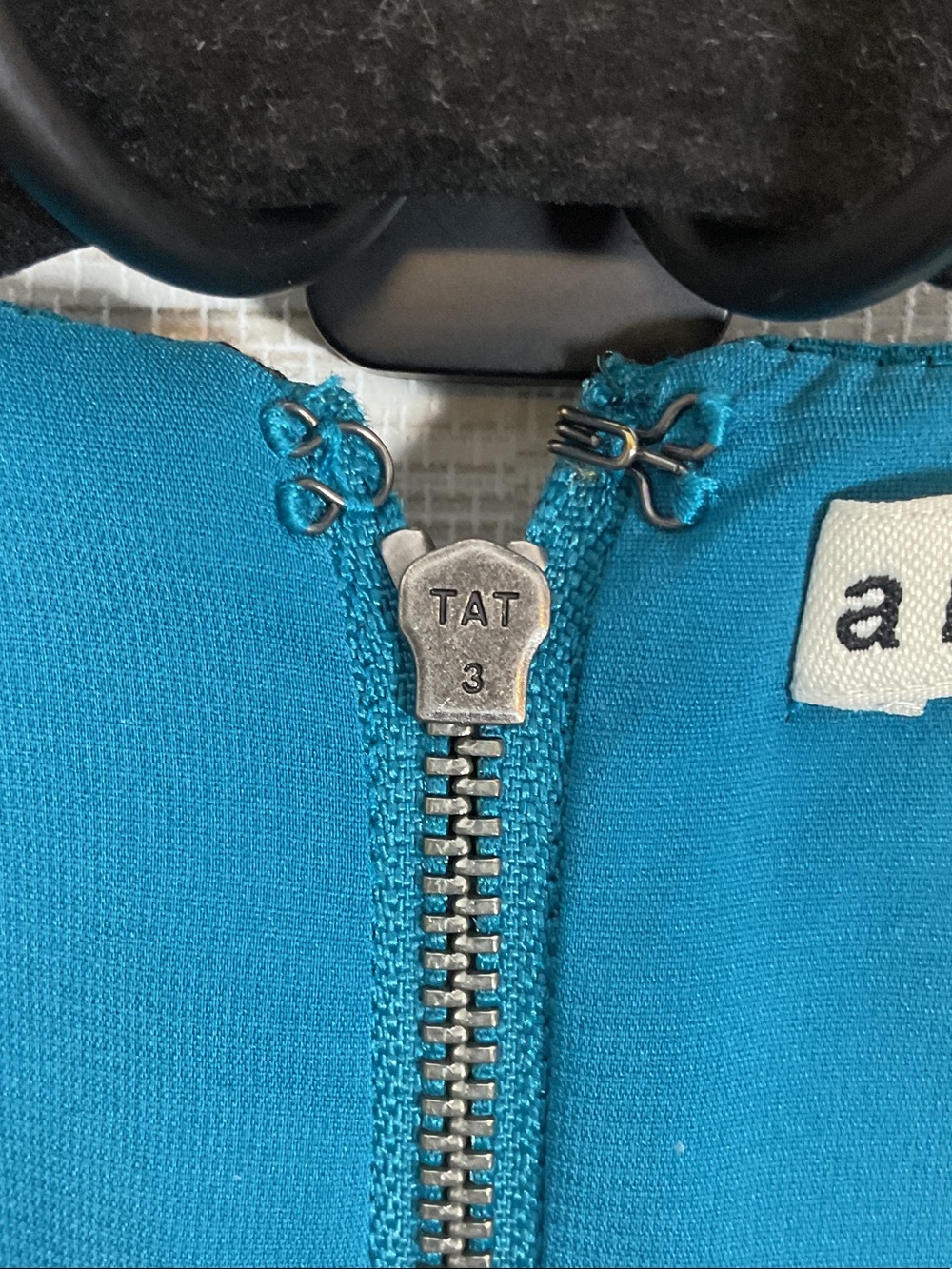 Alice + Olivia Natalee Brocade A Line Sleeveless Mini Dress Turquoise Sz 0 - Picture 4 of 14